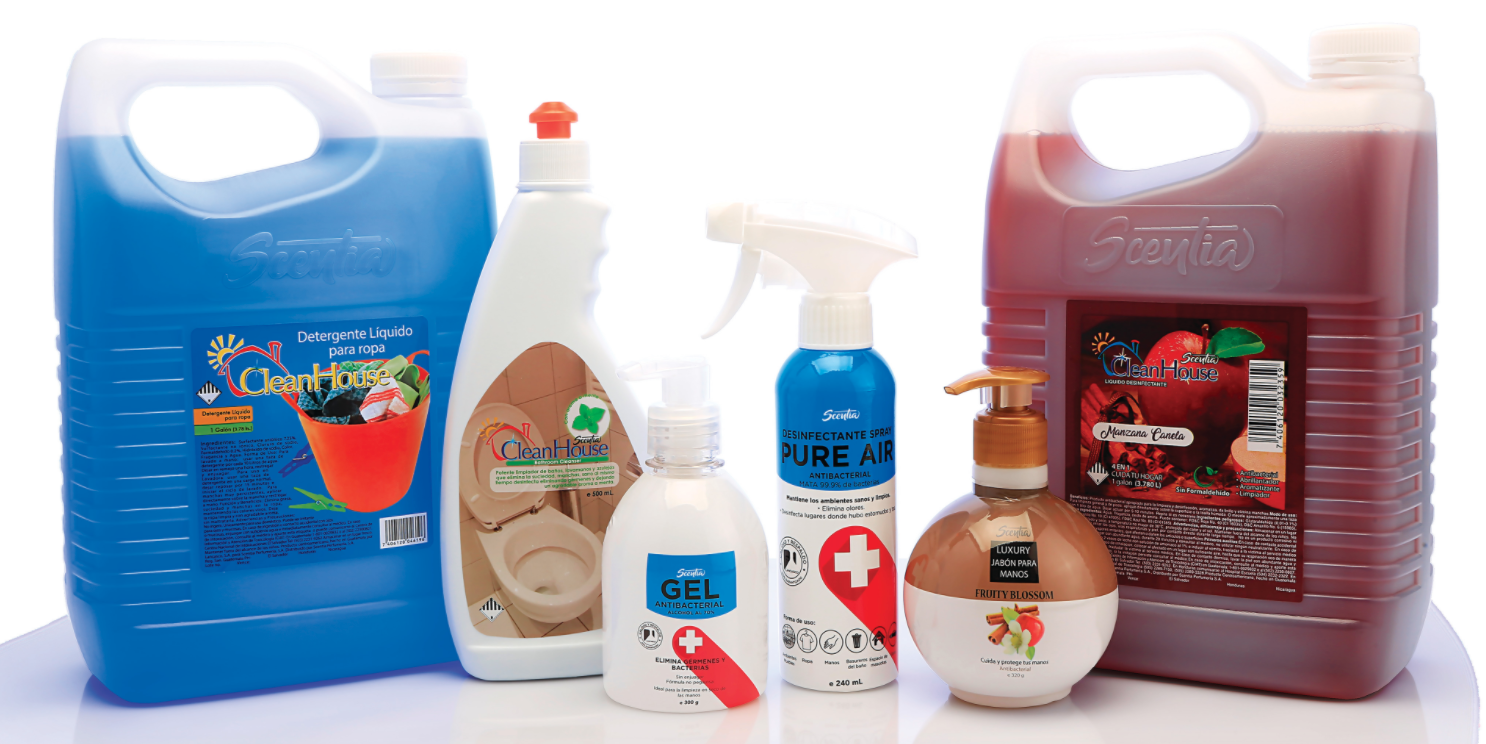 Scentia se enfoca en los campos de salud y bienestar, ofrece una variada línea de productos de higiene y cuidado personal. Foto Prensa Libre: Cortesía