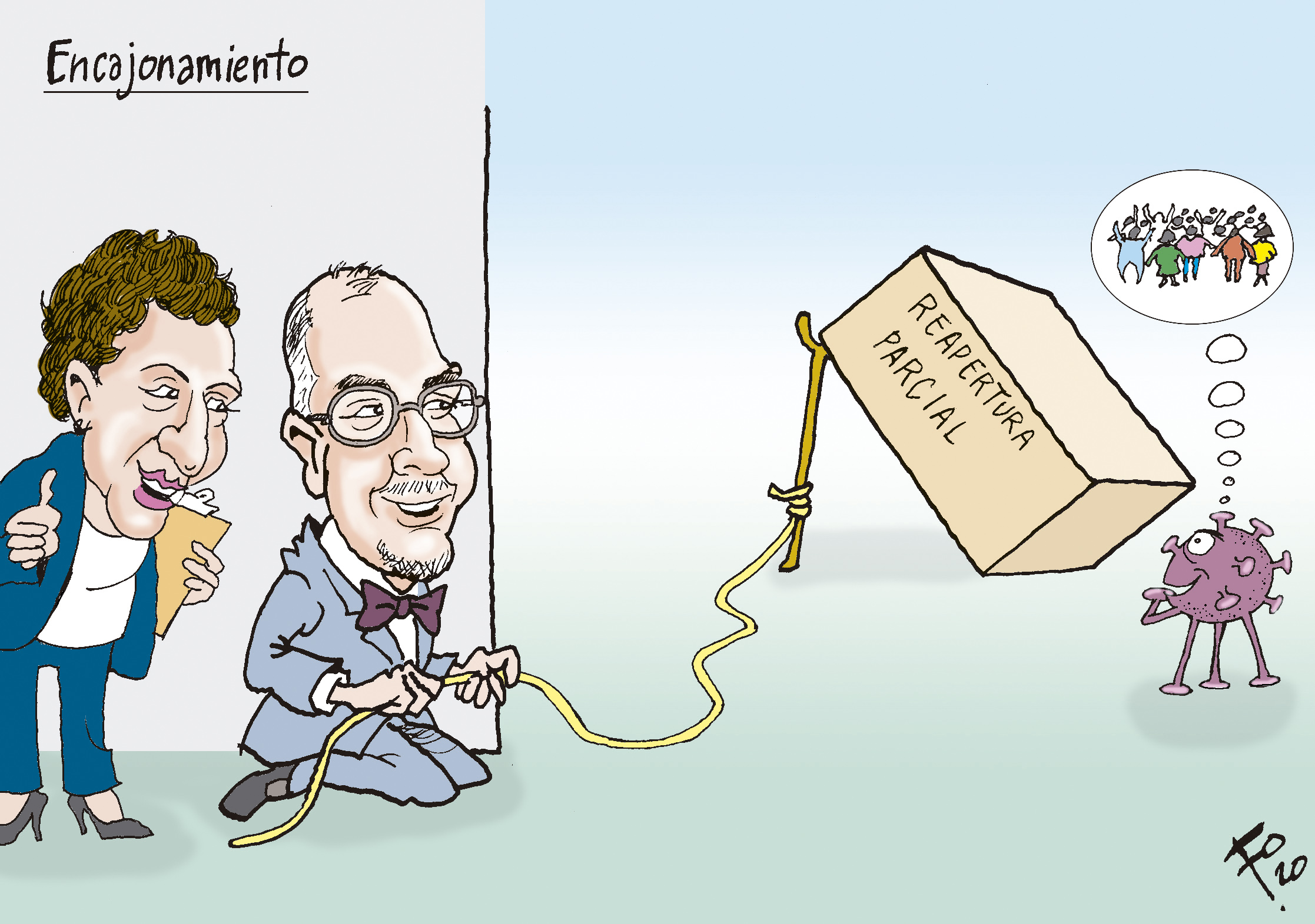 Personajes: Amelia Flores y Edwin Asturias.