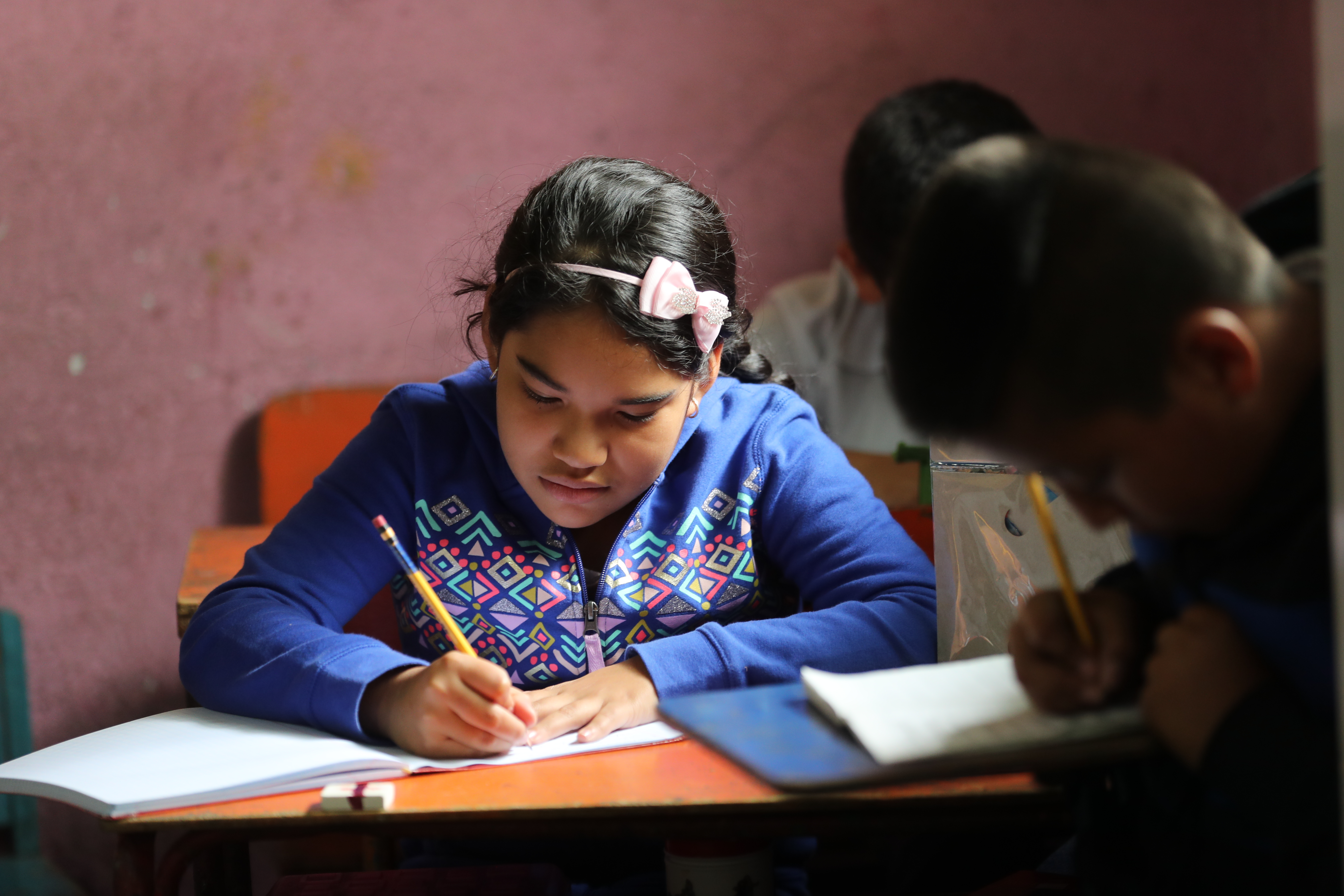 Ciclo escolar en la Escuela oficial Rural Mixta N° 590 La Ceiba 

(Foto Prensa Libre:   Erick Avila) 
