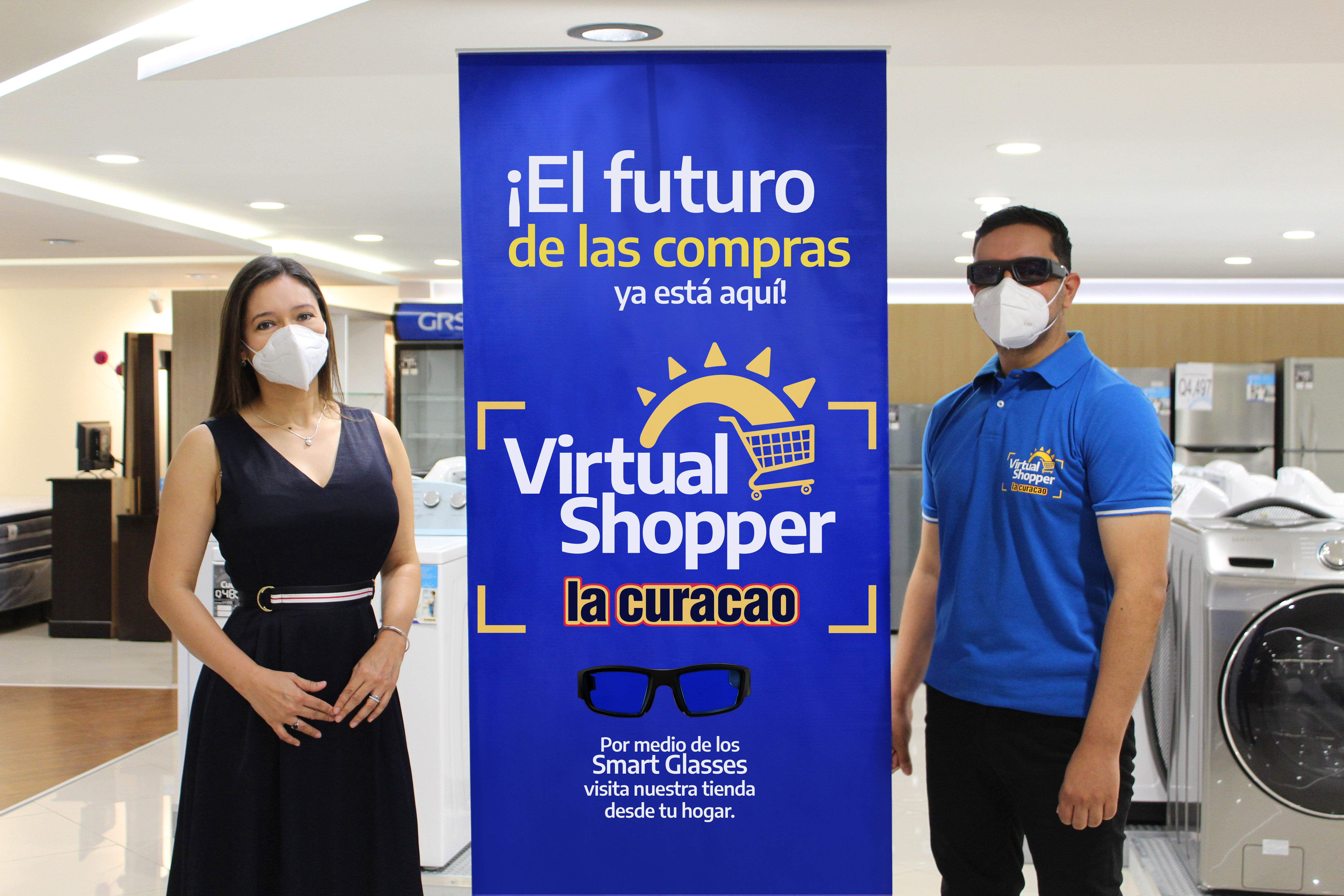 Con esta ciencia se permite realizar una sesión virtual por medio de videollamada. (Foto Prensa Libre: cortesía La Curacao)