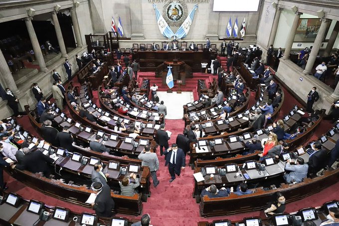 La sesión de este 25 de agosto no registró avances en la agenda legislativa. (Foto Prensa Libre: Congreso)