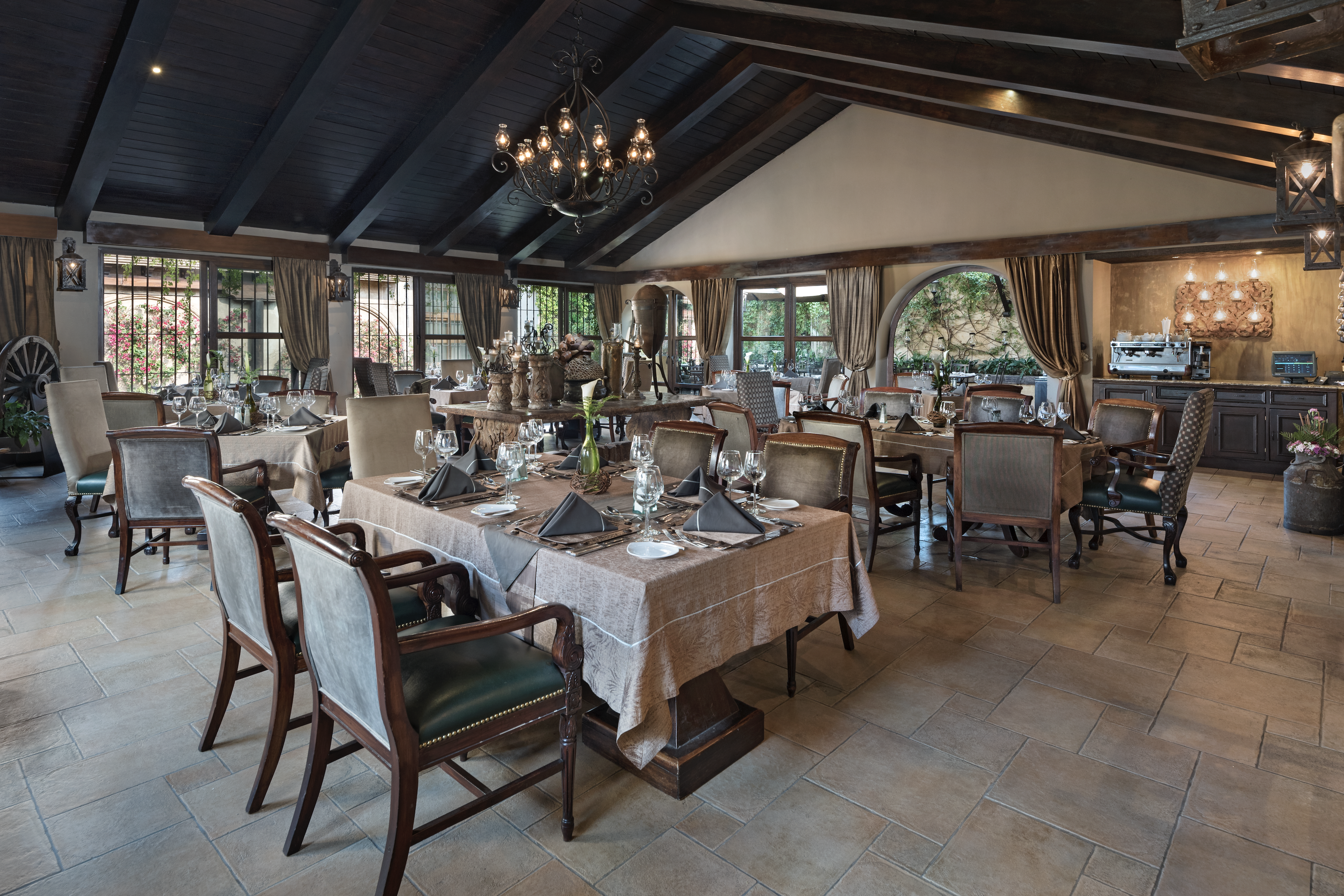 Las instalaciones del Camino Real en Antigua Guatemala se abrieron con capacidad por debajo del 50%. (Foto Prensa Libre: cortesía Camino Real)