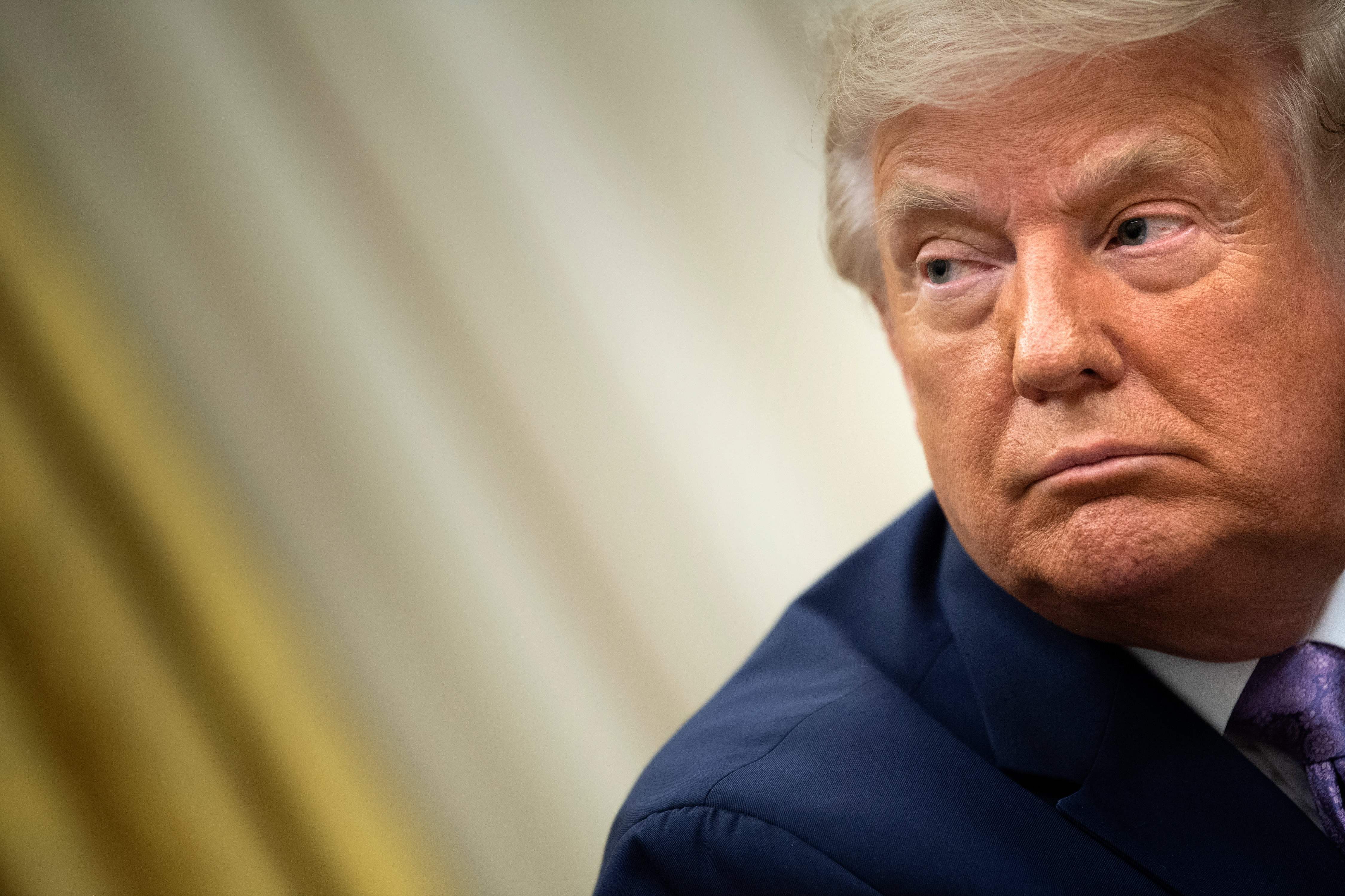 El presidente estadounidense, Donald Trump, tiene previsto visitar a su hermano menor Robert, que está internado en un hospital de Nueva York. (Foto Prensa Libre. AFP)