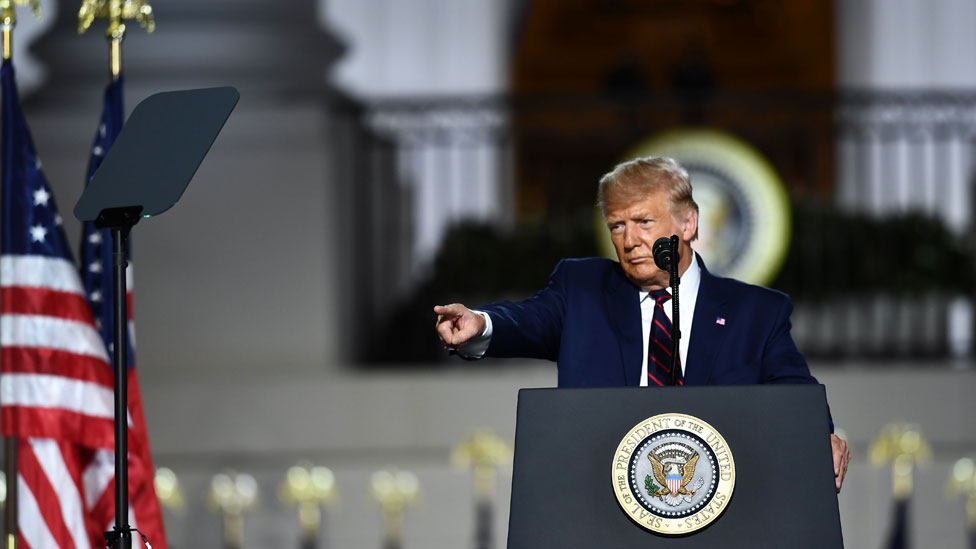 Trump ha prometido una vacuna contra el coronavirus en EE.UU. para antes de fin de año. (Foto Prensa Libre: Getty Images)
