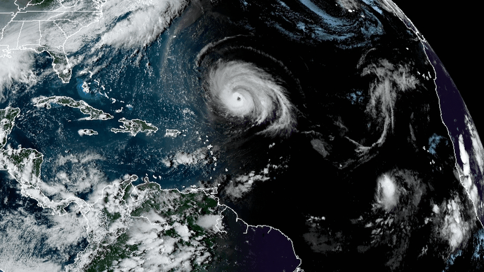 La lista de 21 nombres predeterminados para la temporada de huracanes se agotó este año. (Foto Prensa Libre: NOAA)