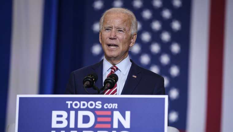 
Joe Biden, candidato demócrata a la Casa Blanca. (Foto Prensa Libre: AFP)