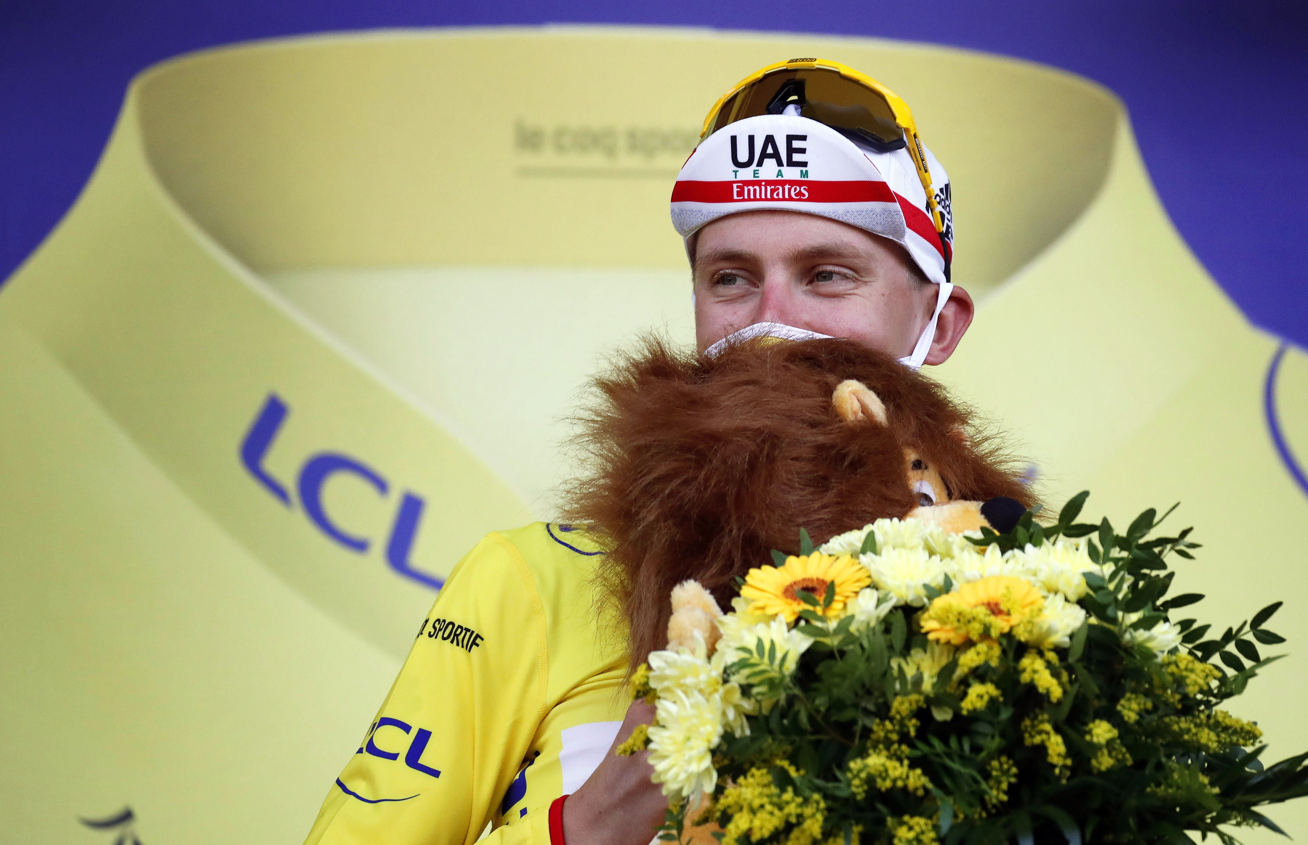 Tadej Pogacar está viviendo un momento histórico en el Tour de Francia. (Foto Prensa Libre: EFE)