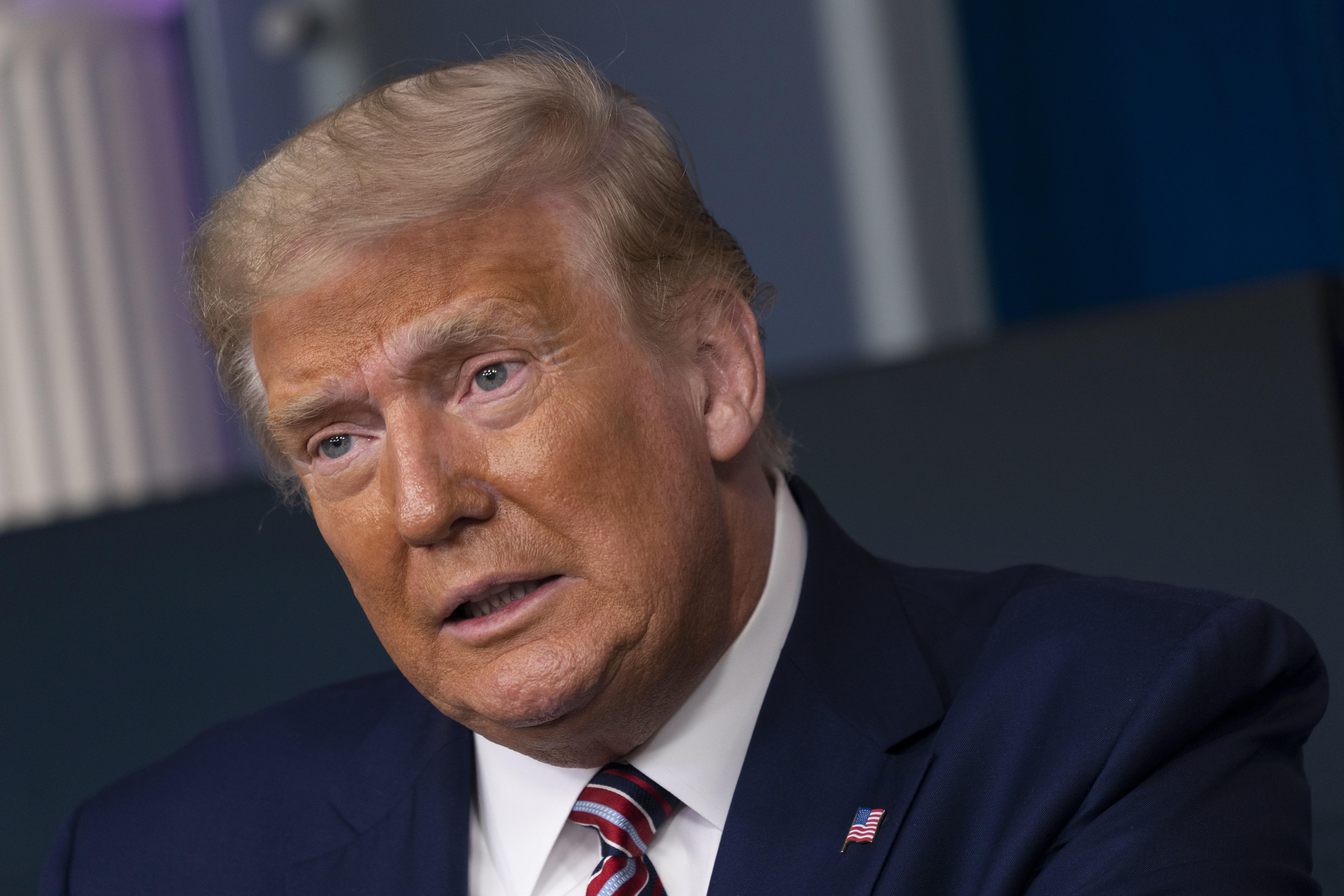 Donald Trump fue acusado de evadir impuestos federales. (Foto Prensa Libre: EFE)
