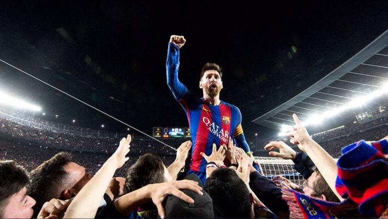 Una de las fotografía del argentino Leonel Messi que colgó el FC Barcelona en sus redes sociales. (Foto Prensa Libre: Hemeroteca PL)