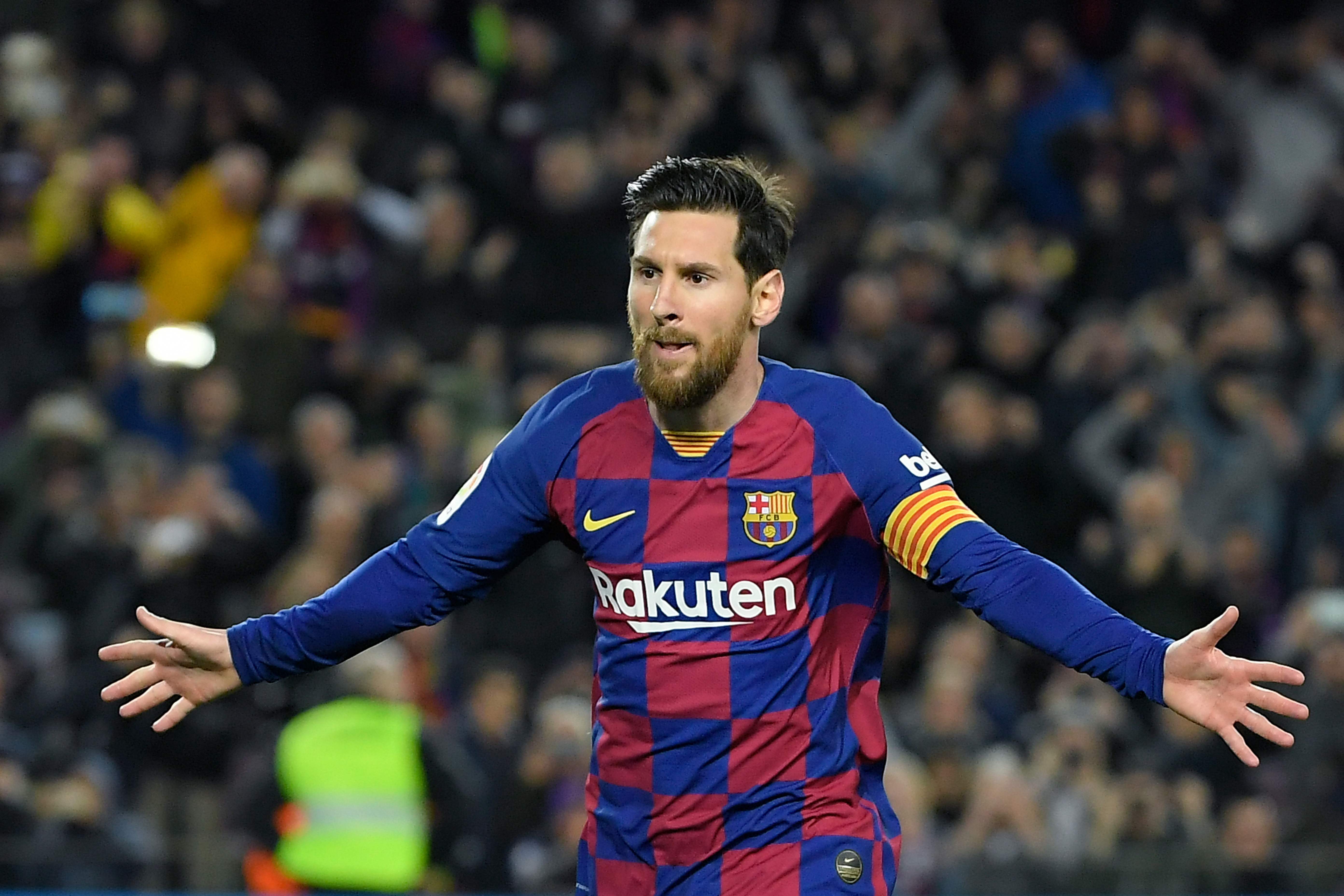 Lionel Messi ha anunciado que se quedará en el Barcelona. (Foto Prensa Libre: AFP)