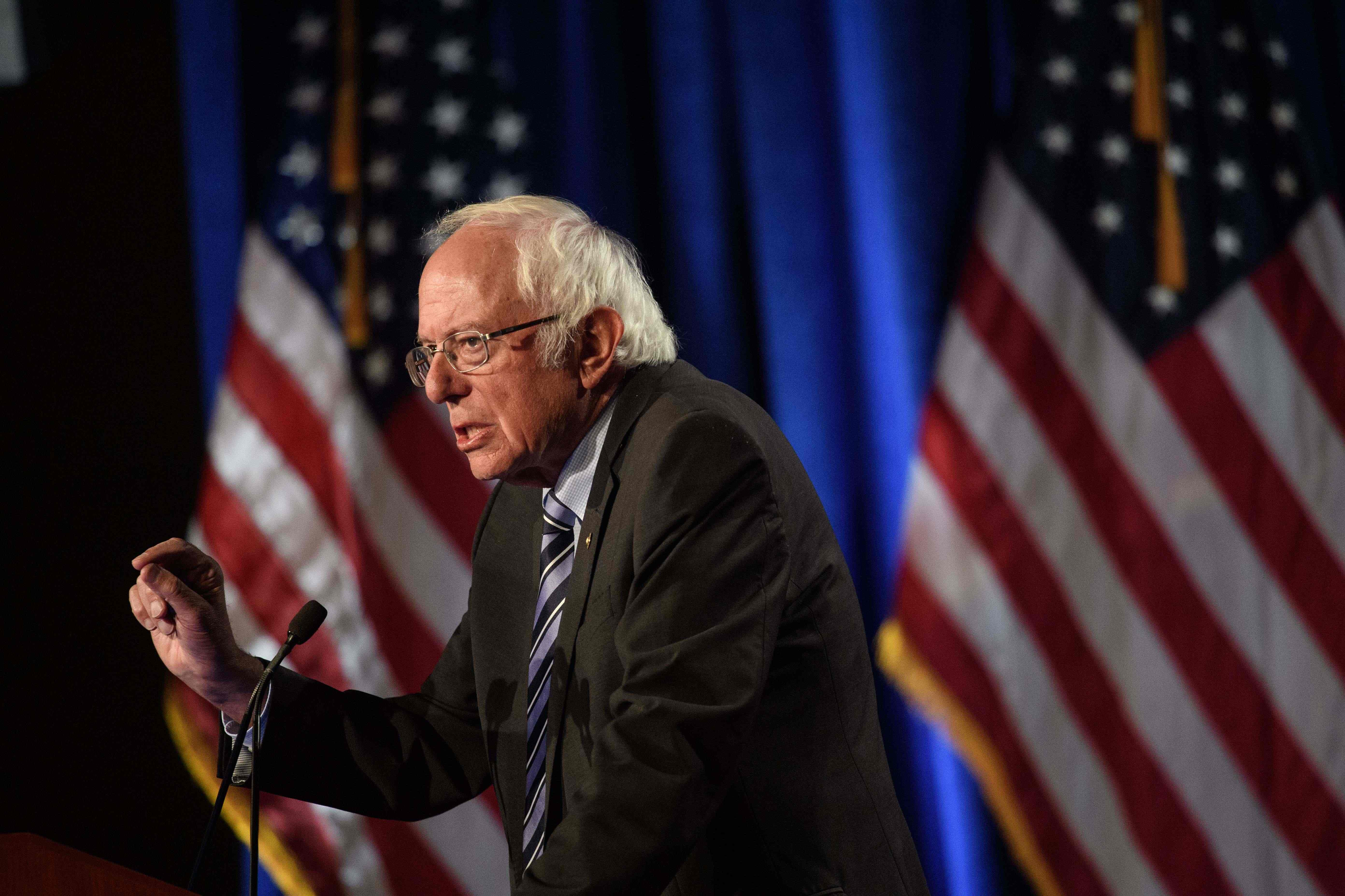 Senador Bernie Sanders. (Foto Prensa Libre: AFP)