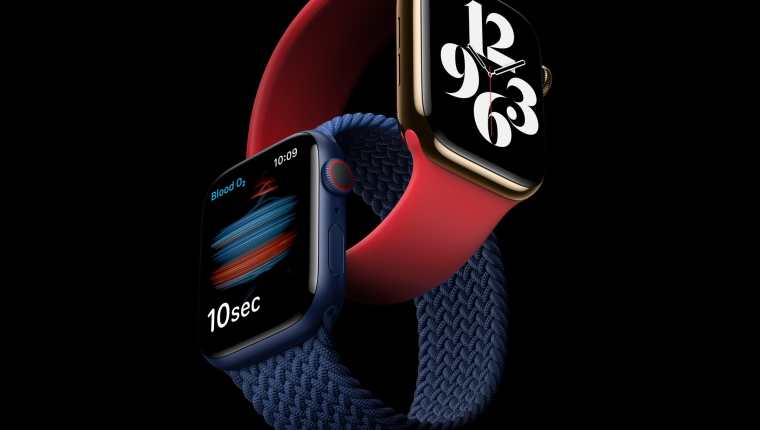 La principal novedad del Apple Watch Series 6 es el sensor SpO2, también conocido como pulsioxímetro. (Foto Prensa Libre: EFE).