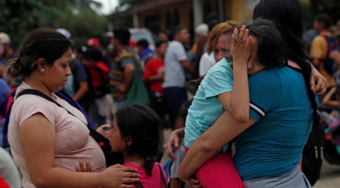 Caravanas de hondureños pasan por Guatemala para llegar a Estados Unidos. (Foto Prensa Libre: Hemeroteca PL)