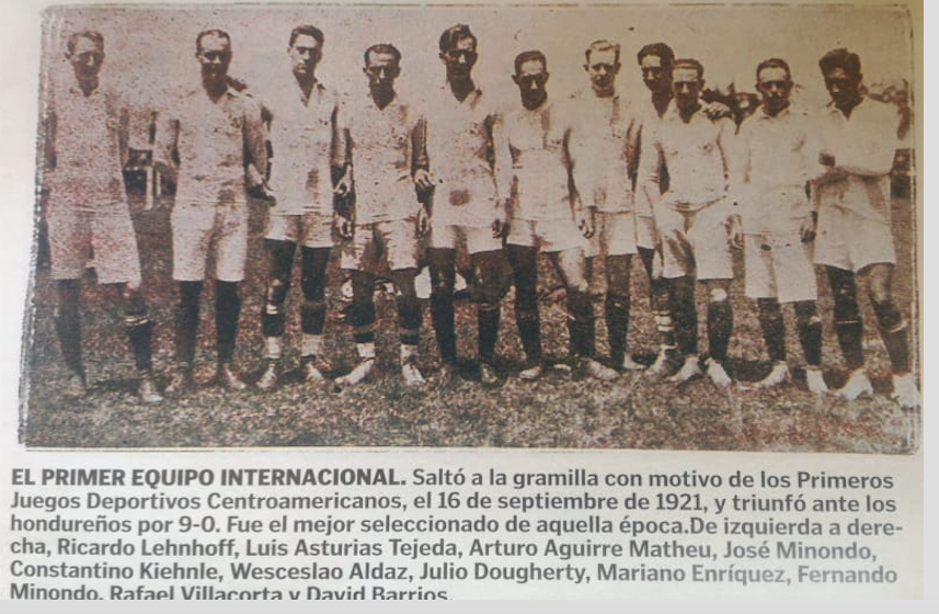 Selección Guatemala 1921