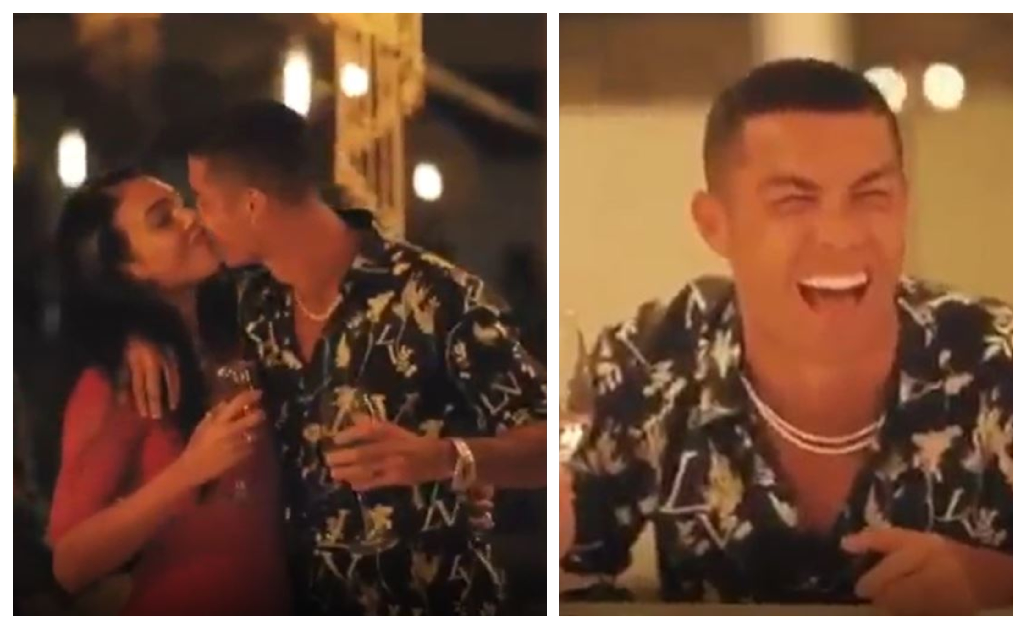 Cristiano Ronaldo disfrutó de una fiesta inigualable junto a Georgina Rodríguez y su familia. (Foto Prensa Libre: Captura video Instagram de Cristiano Ronaldo) 