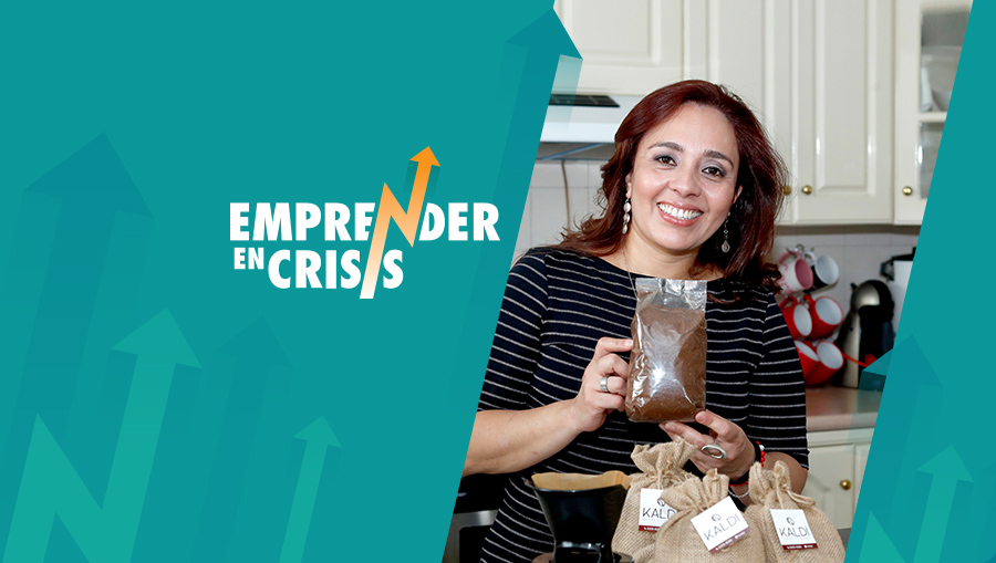 El gusto por el buen café orientó a Carmen Flores a vender grano con calidad de exportación. Con ese propósito creó Café Kaldi. (Foto Prensa Libre: Esbin García)