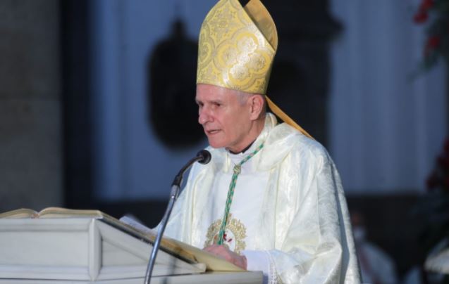 Monseñor Gonzalo de Villa, arzobispo metropolitano de Guatemala. (Foto Prensa Libre: HemerotecaPL)