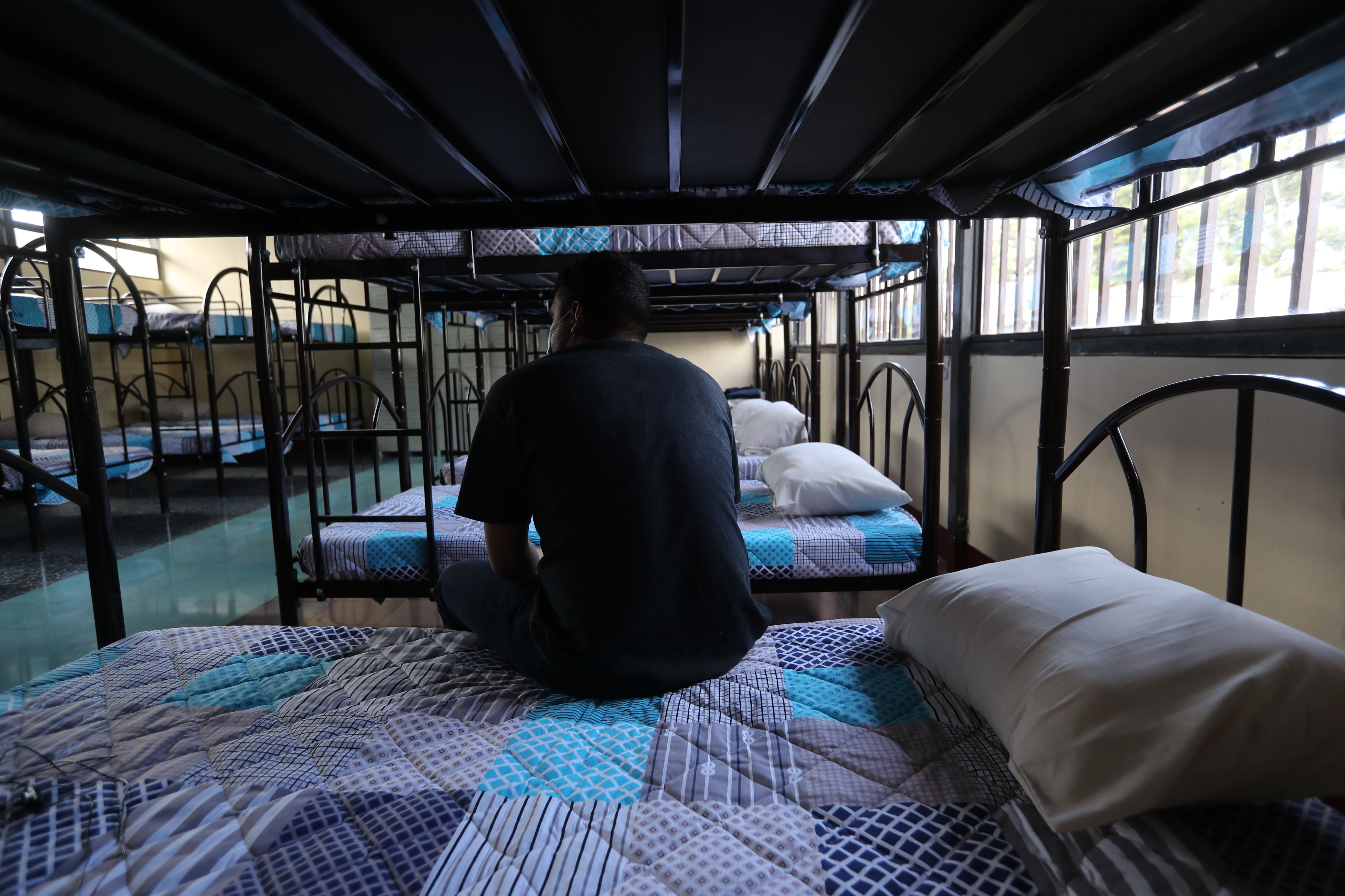 Inauguracin del refugio para personas que piden asilo estas personas son las que tienen problemas en sus pases de origen y llegan a Guatemala para pedir asilo. Fotografa Erick Avila 10092020