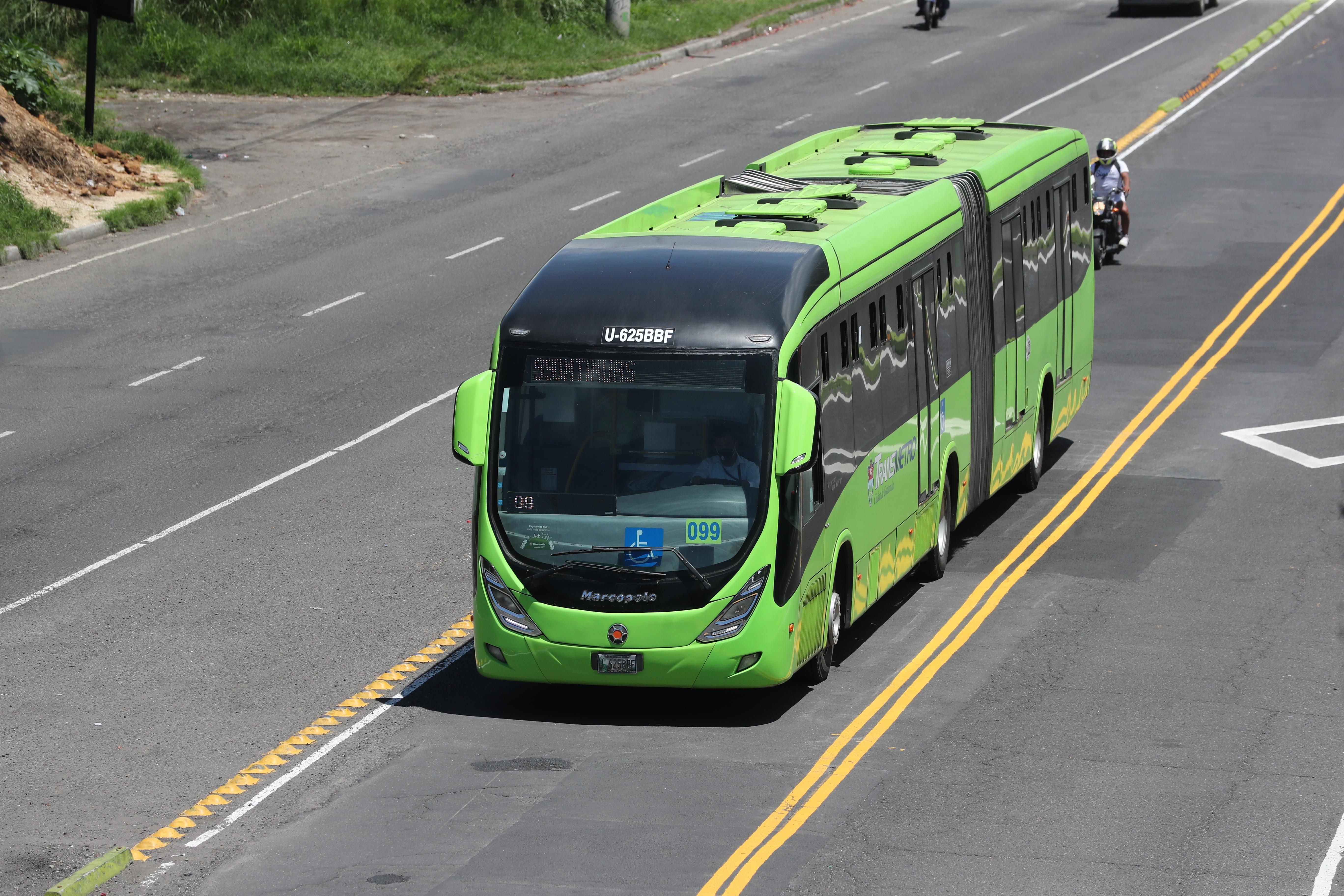 Transmetro de la ciudad de Guatemala. (Foto Prensa Libre: HemerotecaPL)