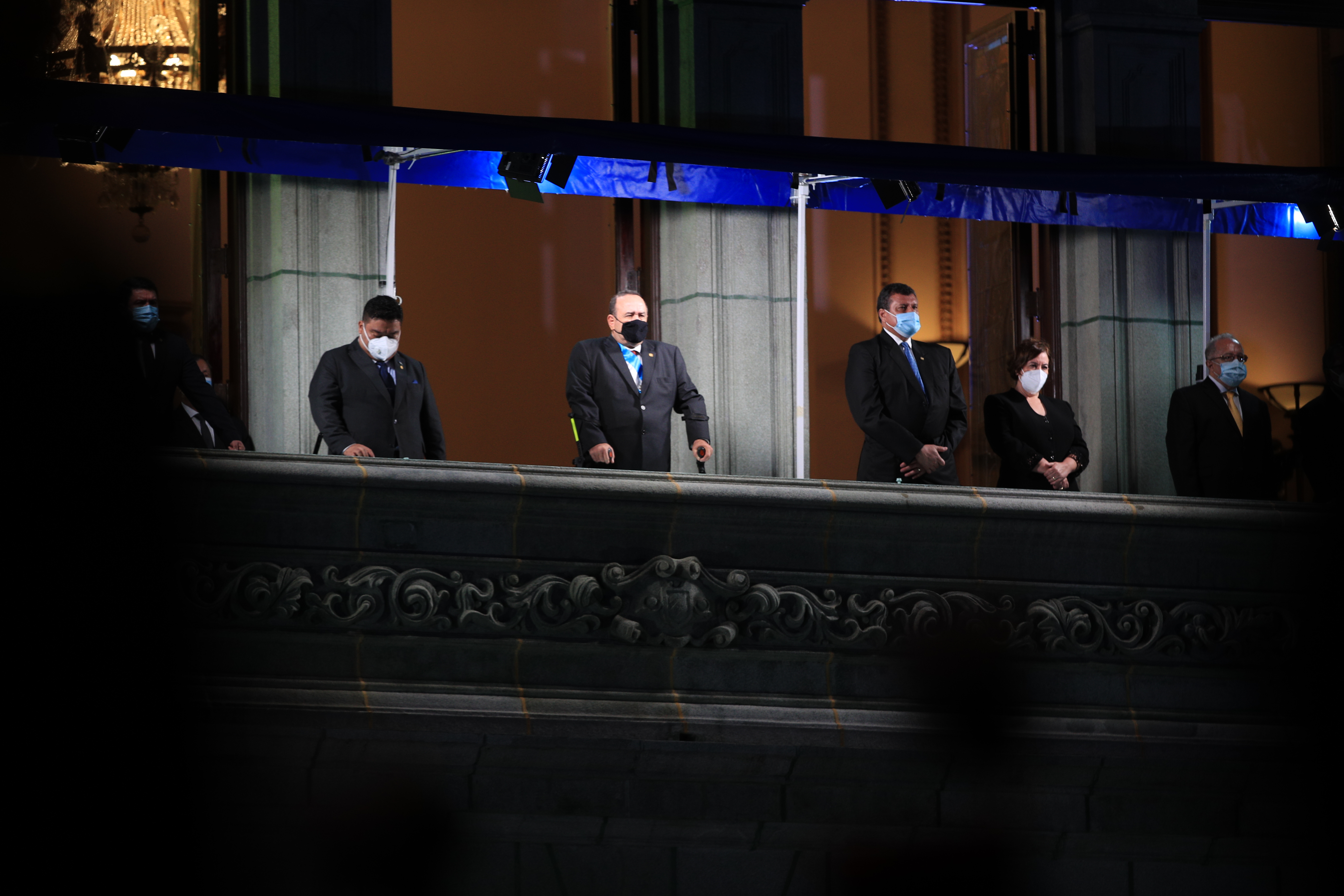 Los últimos actos oficiales de Alejandro Giammattei fueron con motivo del día de la Independencia. (Foto Prensa Libre: Hemeroteca PL)