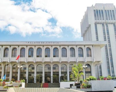 Sede de la Cortes Suprema de Justicia. (Foto Prensa Libre:)