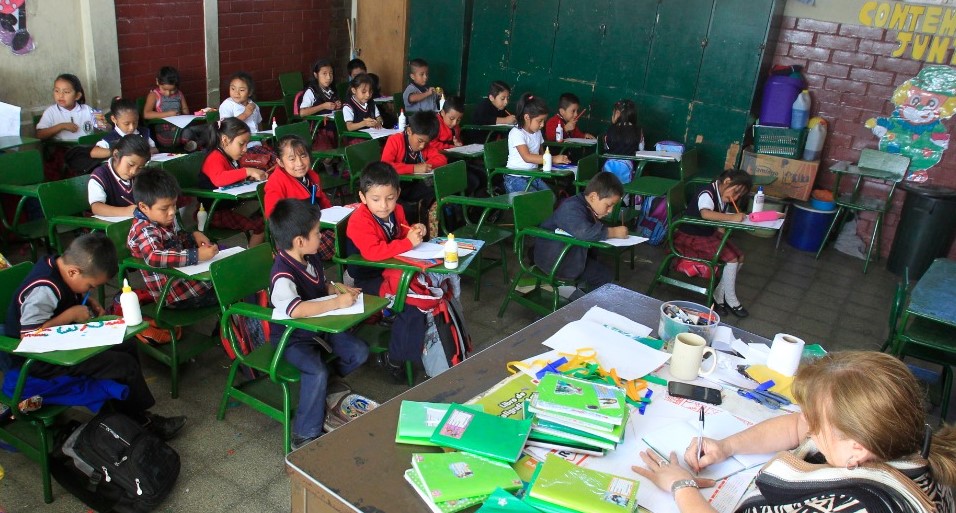Alrededor de 38 mil niños que cursaban preprimaria en colegios privados dejaron los estudios, debido a la pandemia del covid-19. (Foto Prensa Libre: Hemeroteca PL)