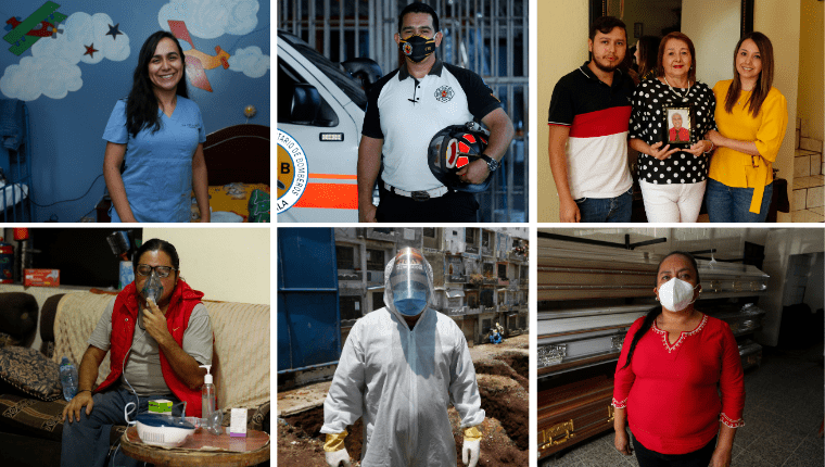 La emergencia sanitaria es relatada por seis personas que, de una u otra manera, han estado relacionadas con el covid-19. Fotos: Esbin García