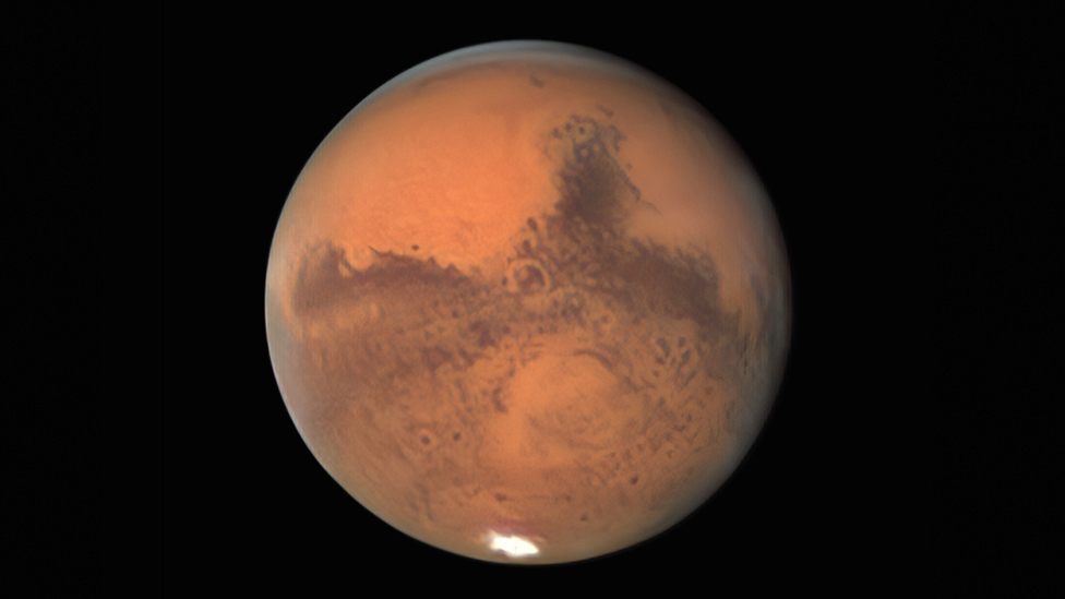Vemos a Marte en todo su esplendor en esta foto de Damian Peach tomada el 30 de septiembre.