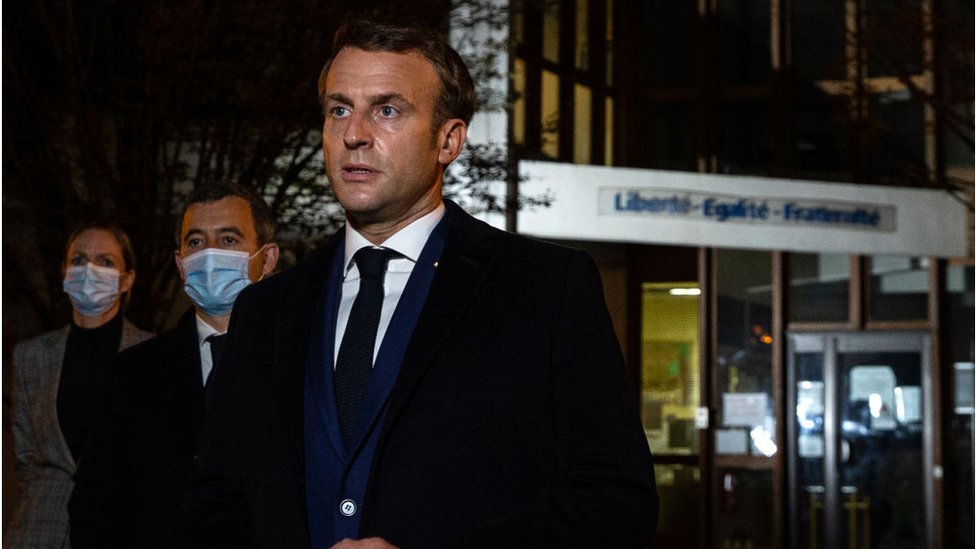 Emmanuel Macron señaló que hay que luchar contra la radicalización del islam. (Foto Prensa Libre: Getty Images)
