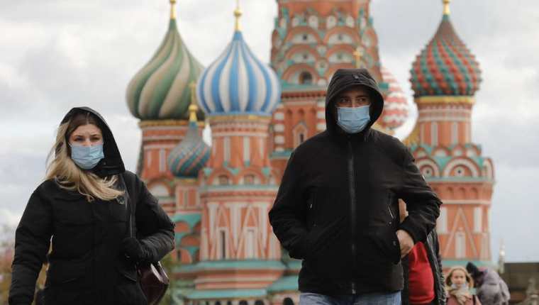 Rusia es uno de los países que experimenta un notable aumento de casos de coronavirus.
