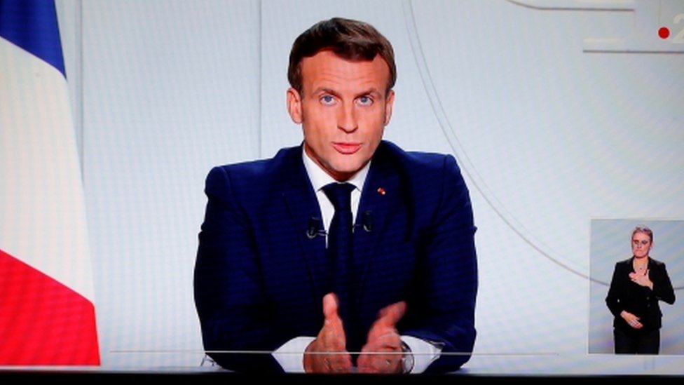El presidente francés anunció las nuevas medidas en un mensaje televisado. (Foto Prensa Libre: Reuters)