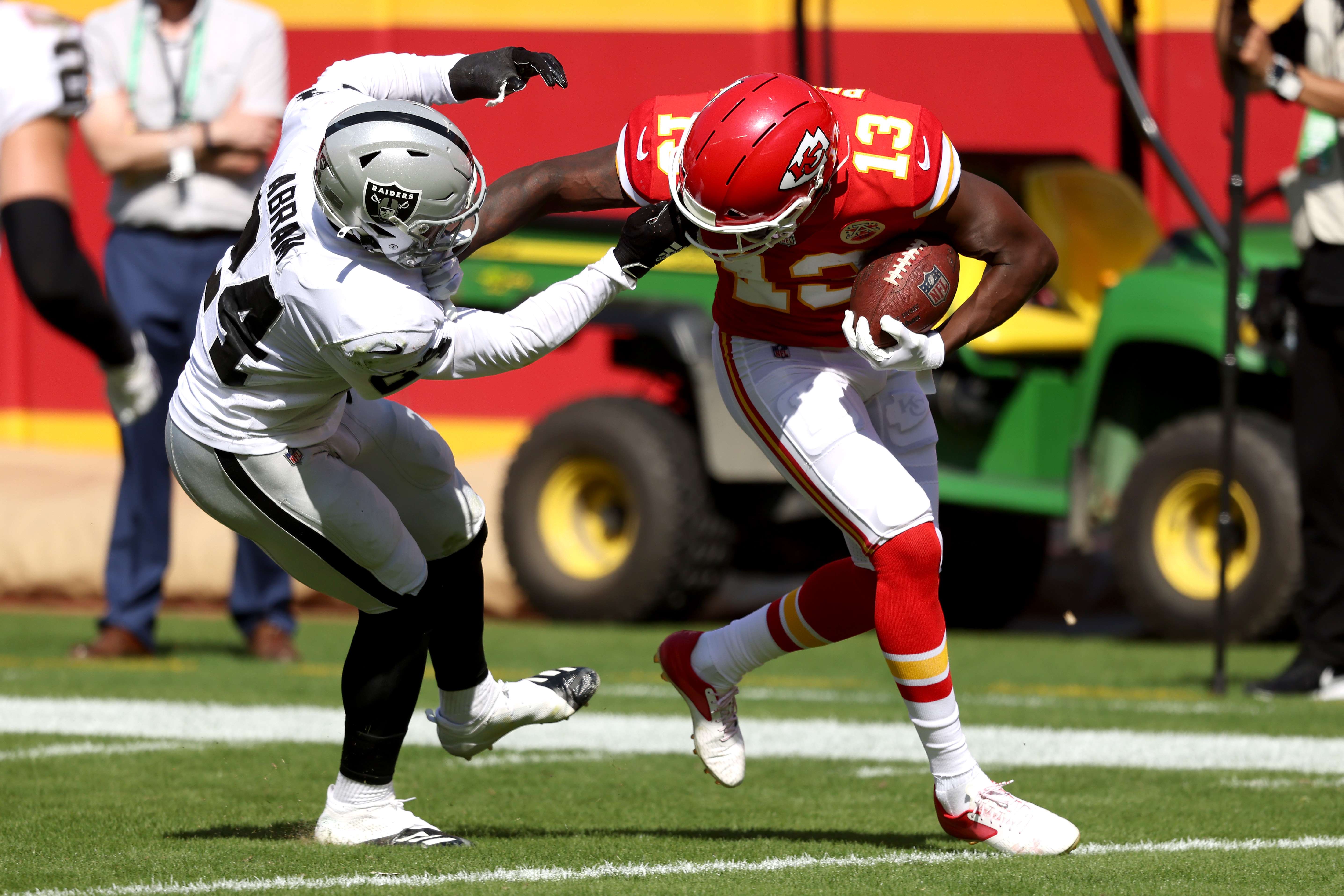 Los Raiders mejoraron ahora con balance de 3-2, un juego detrás de los Chiefs (4-1) en la División Oeste de la Conferencia Americana. (Foto Prensa Libre: AFP)