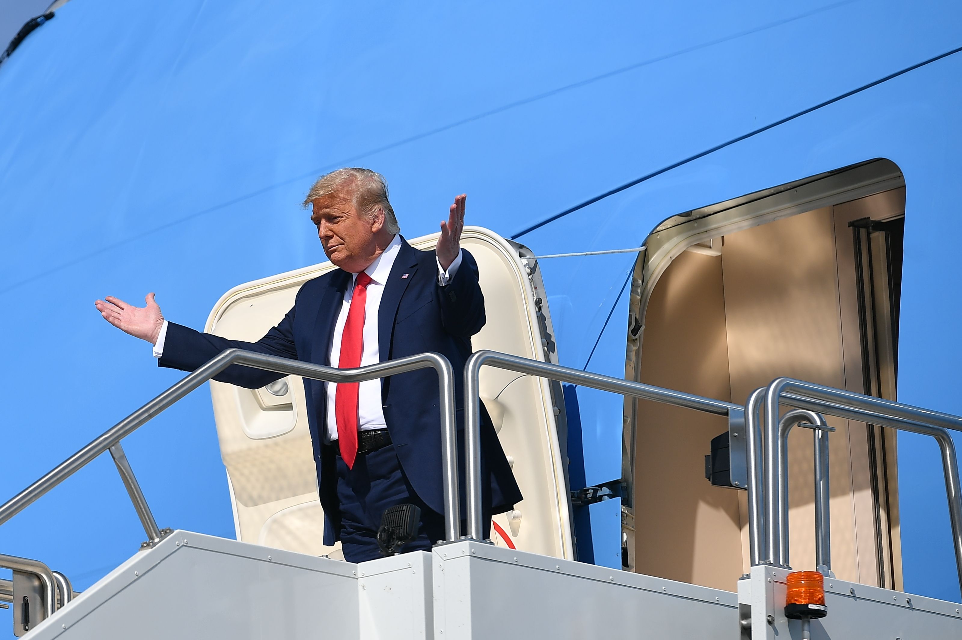 Donald Trump busca su segundo periodo como presidente de EE. UU. (Foto Prensa Libre: AFP)