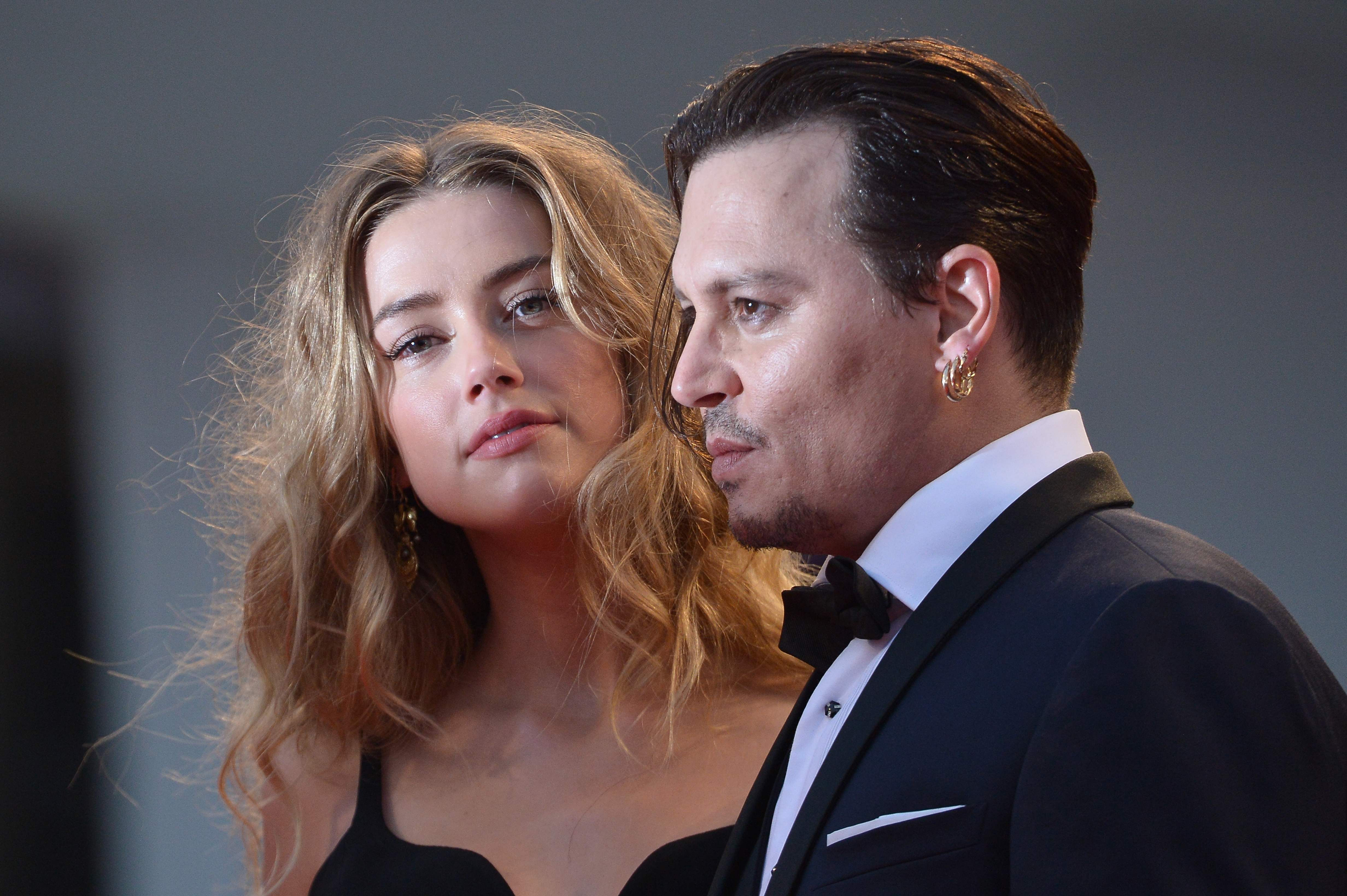 Johnny Depp y Amber Heard en una foto de archivo de 2015. Foto Prensa Libre: AFP