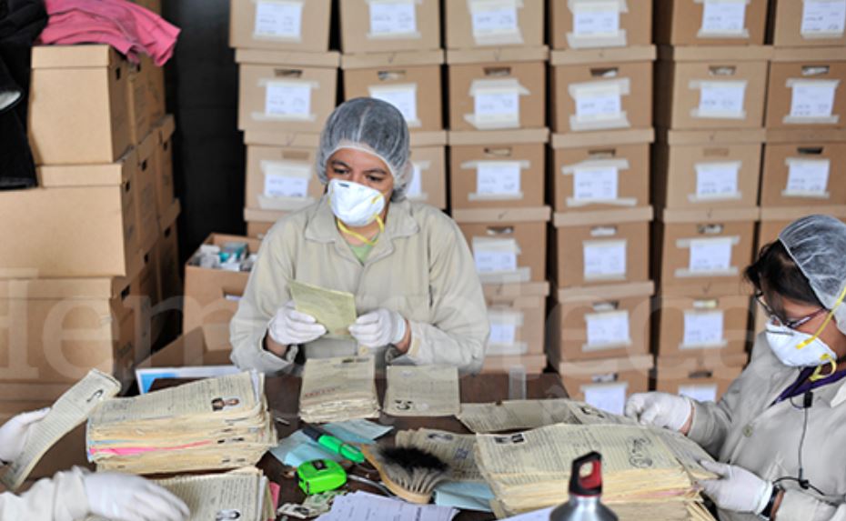 El Archivo de la Policía Nacional es declarado patrimonio cultural de la Nación. (Foto Prensa Libre: Hemeroteca PL)