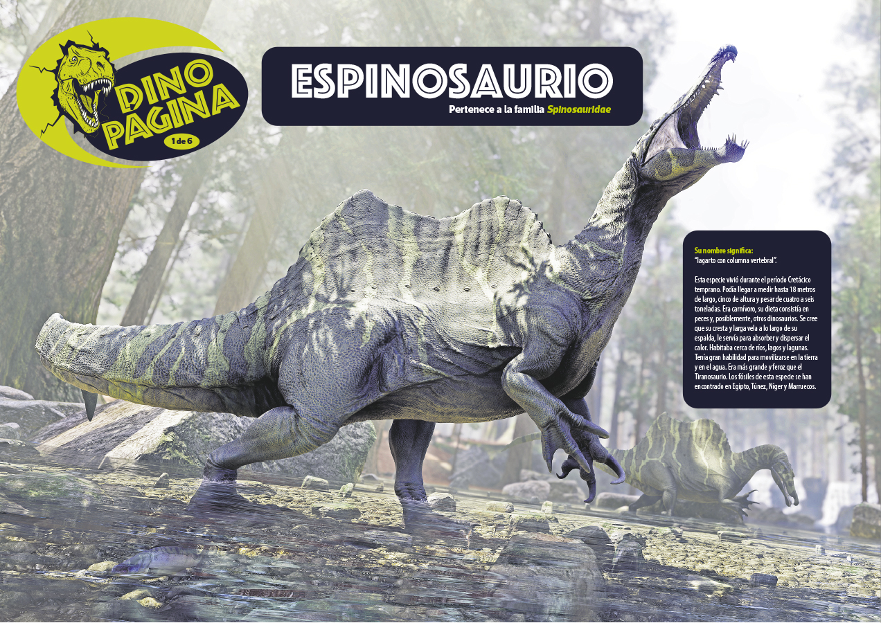 Un proyecto para aprender sobre la época de los dinosaurios.  (Foto Prensa Libre)
