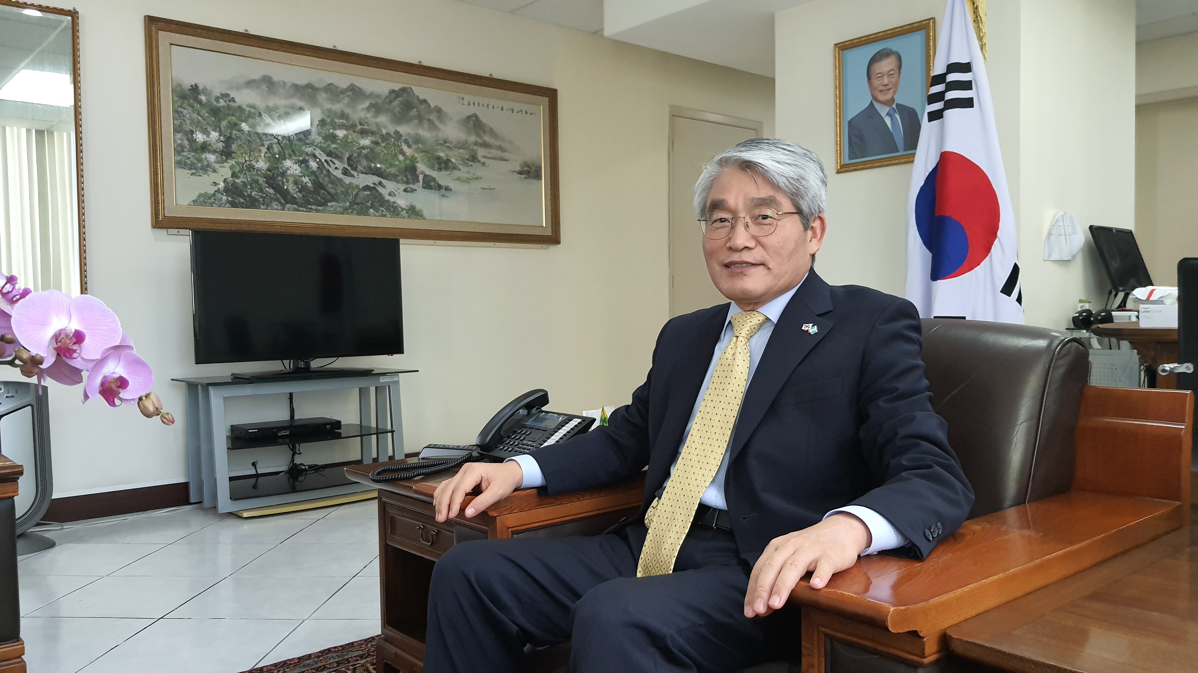 Embajador de Corea en Guatemala, Seok-hwa Hong. Foto Prensa Libre: Cortesía Embajada de la República de Corea)