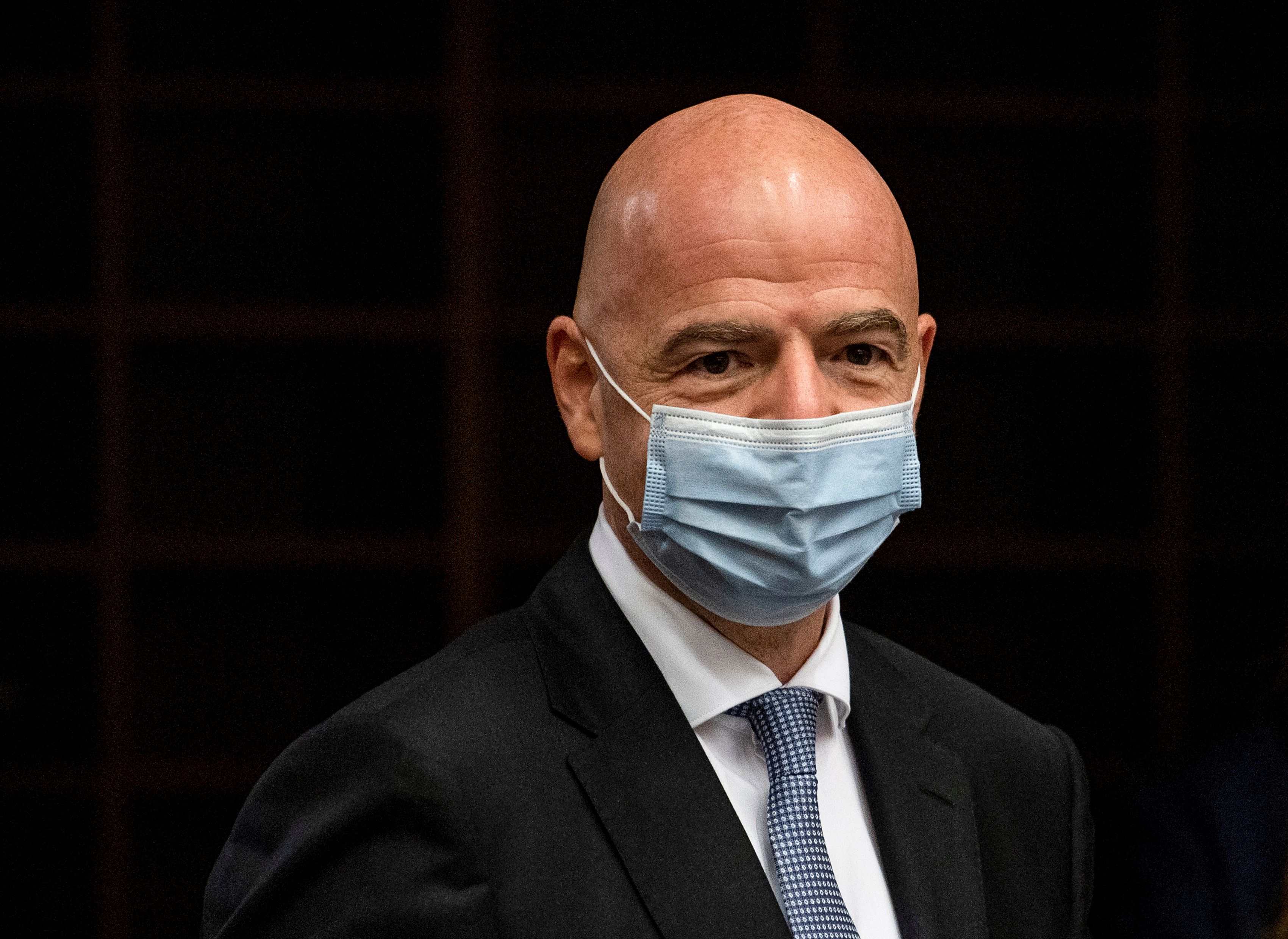 Gianni Infantino, presidente de la Fifa. Foto Prensa Libre: AFP.