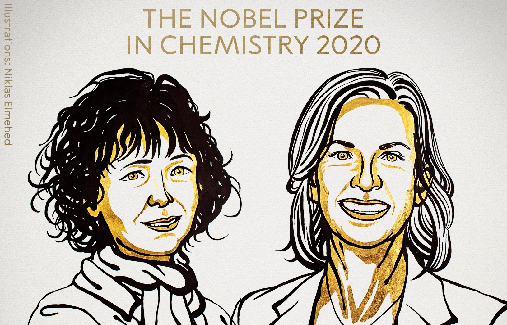 Emmanuelle Charpentier y Jennifer Doudna adelantaron este martes a un numeroso grupo de premiados a los que este prestigioso galardón les llegó pasados los 70 años y a otros que lo recibieron a título póstumo. (Foto Prensa Libre: Premio Nobel)