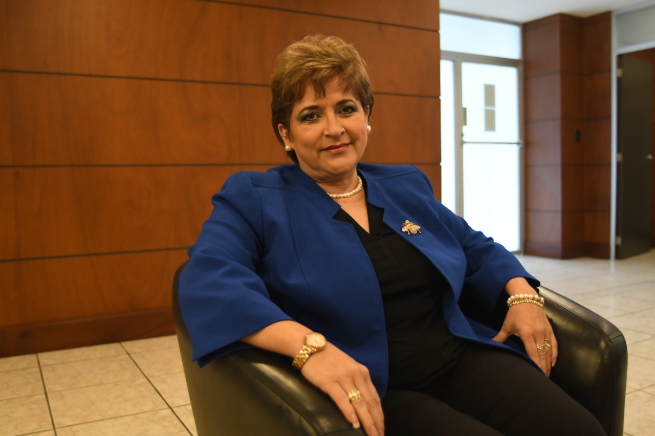 Lucrecia Vásquez es jefa de la Secretaría de la Mujer del Ministerio Público. (Foto Prensa Libre: MP)
