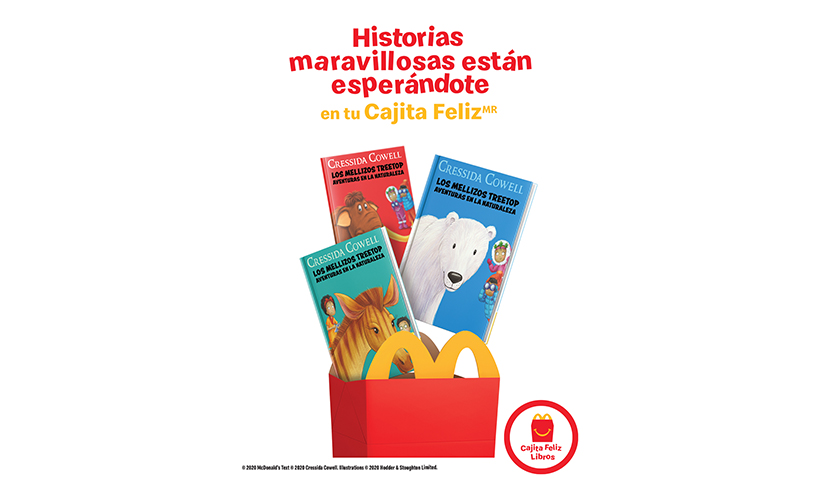 En cada compra de una Cajita Feliz en los restaurantes McDonald´s, los clientes podrán escoger uno de los seis libros que forman parte de esta colección. (Foto Prensa Libre: cortesía McDonald's)