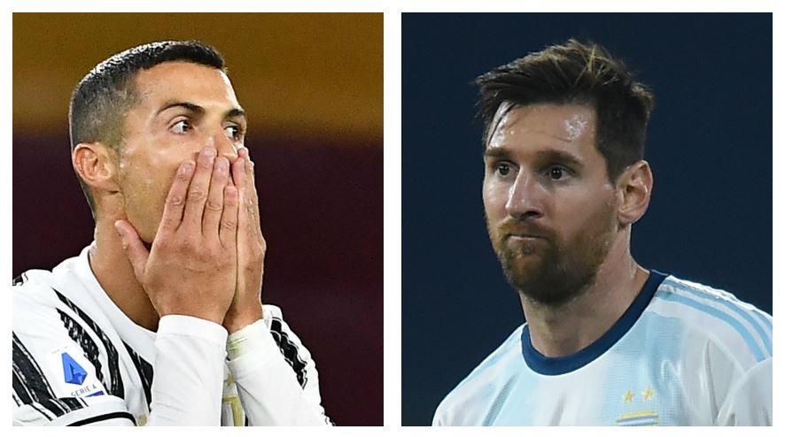 Cristiano Ronaldo y Lionel Messi, podrían enfrentarse el 28 de octubre en el duelo de la Liga de Campeones Juventus-Barcelona. (Foto Prensa Libre: Hemeroteca PL)