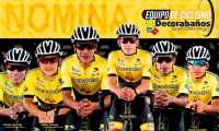 Equipo Decorabaños Ciclismo que participará en la 60 Vuelta Ciclística a Guatemala. (Foto Prensa Libre: Decorabaños)
