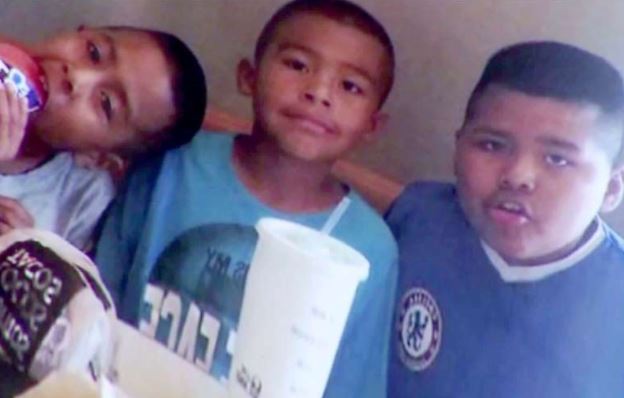 Los tres hijos de Luiz Fuentes, asesinados por él mismo. (Foto Prensa Libre: internet)