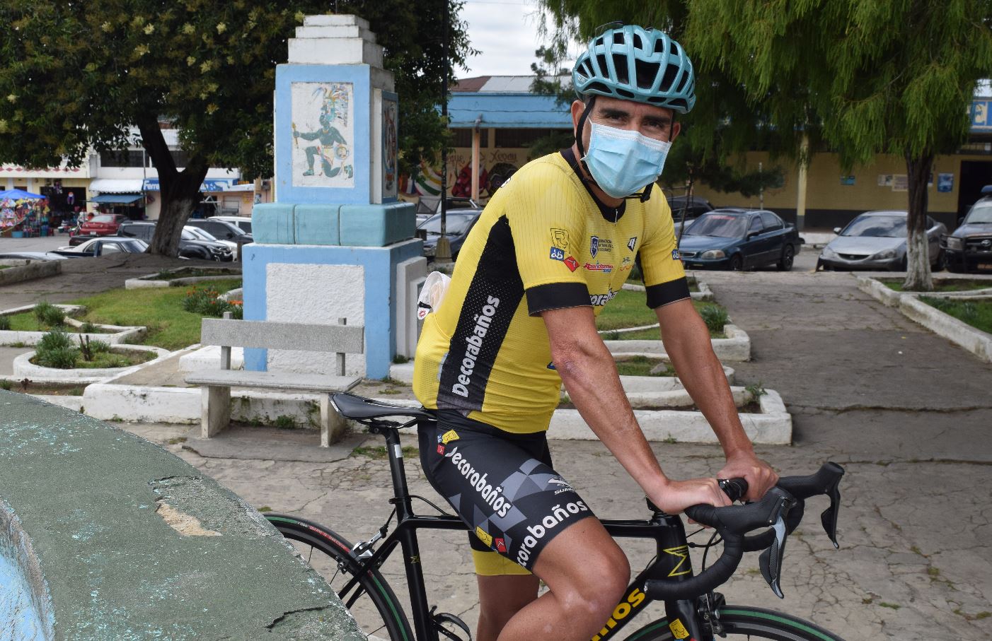 Manuel Rodas es el actual campeón de la Vuelta a Guatemala. (Foto Prensa Libre: Raúl Barreno).