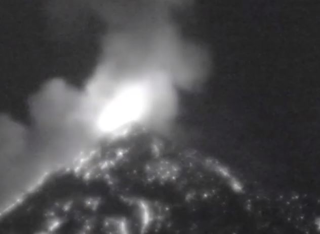 La Conred informó que la explosión fue audible en varias comunidades aledañas al Volcán de Fuego. (Foto: captura de YouTube)