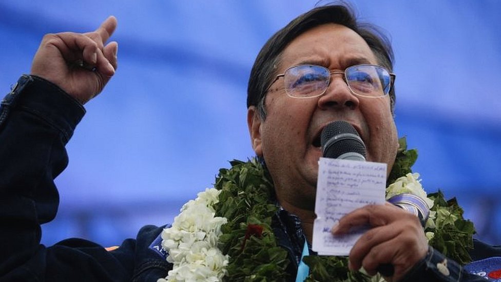 Arce triunfó con más del 55% de los votos. (Foto Prensa Libre: Reuters)