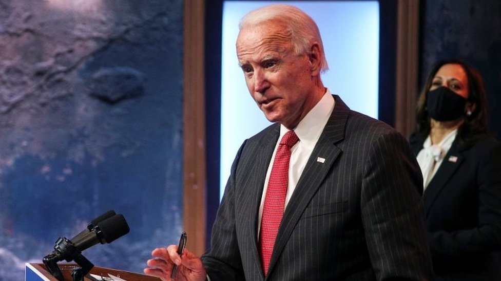 Joe Biden dijo que "la gran mayoría" de los estadounidenses creen que la elección fue "legítima". (Foto Prensa Libre: Reuters)
