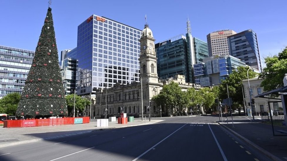 Adelaide, junto al resto de Australia Meridional, entró en confinamiento el miércoles. (Foto Prensa Libre: Getty Images)