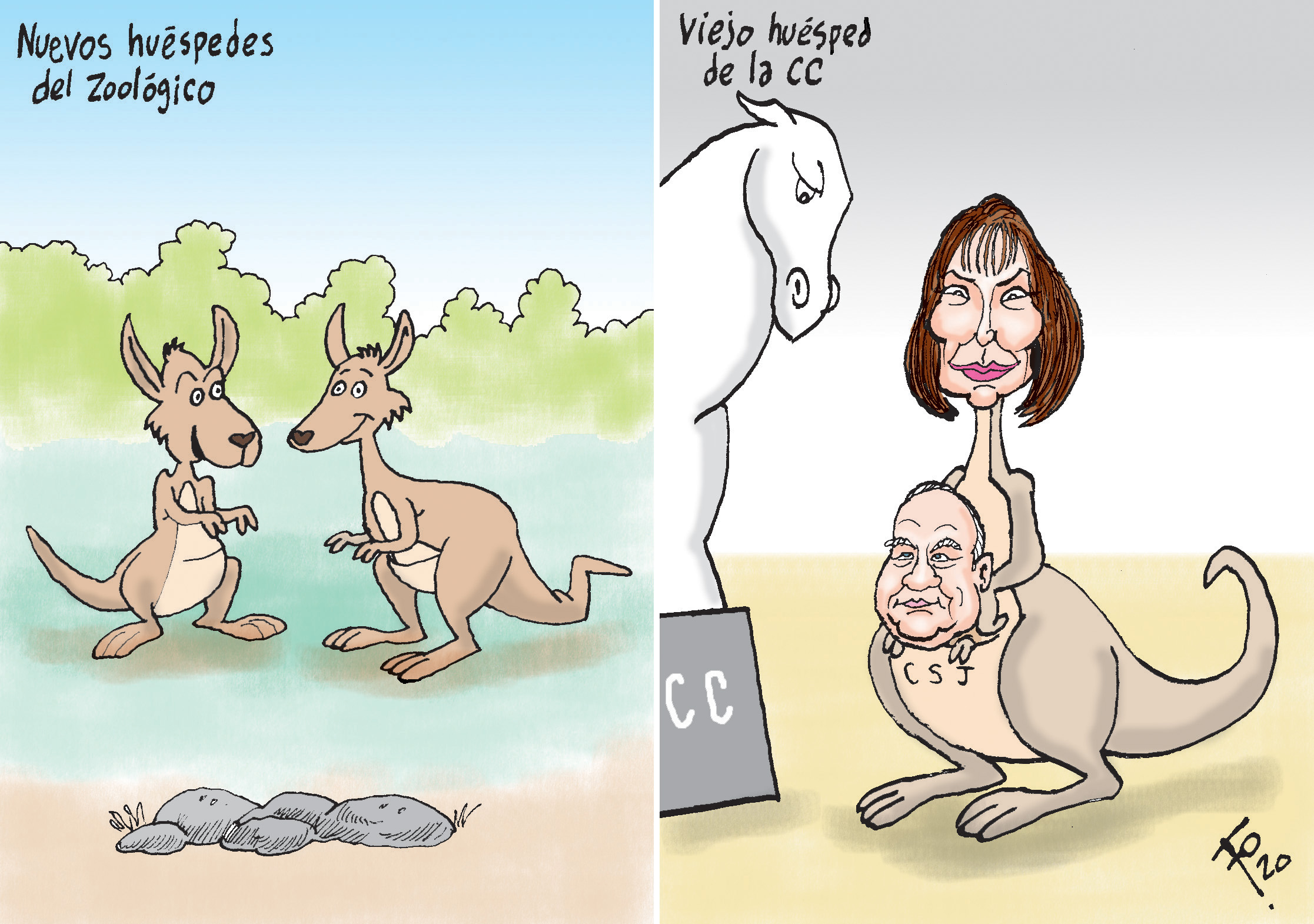 Personajes: Silvia Valdés y Roberto Barreto.